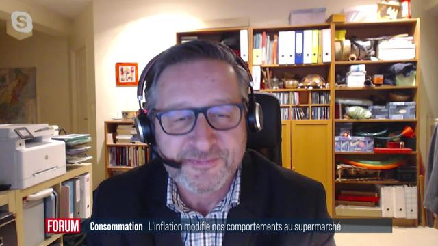 L’inflation modifie nos habitudes au supermarché: interview de Nicolas Inglard