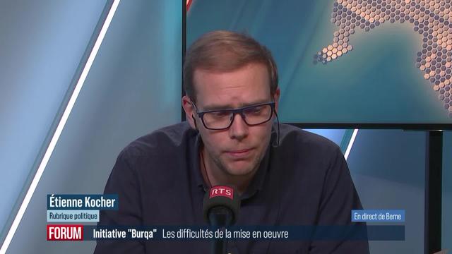 L’initiative "Oui à l’interdiction de se dissimuler le visage" est difficile à appliquer