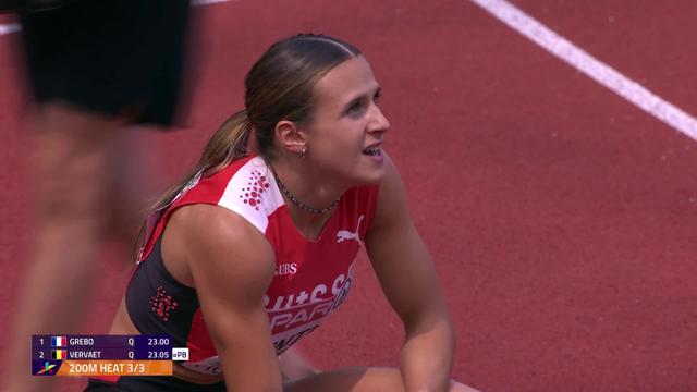 Athlétisme, 200m dames: Léonie Pointet (SUI) se qualifie pour les demi finales