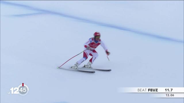 La mythique piste de la Streif se courait se matin à Kizbühel en Autriche en coupe du monde de ski alpin
