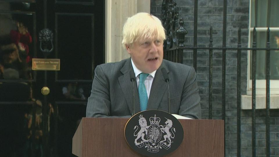 Le dernier discours du Premier ministre Boris Johnson