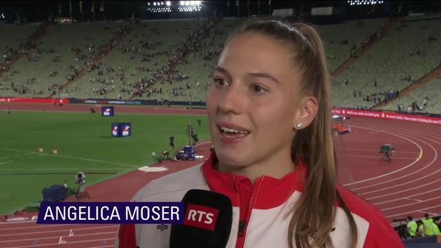 Athlétisme: Angelica Moser à l’interview