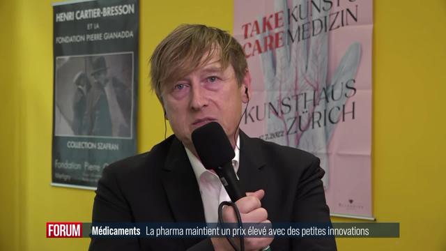 Stefan Meierhans réagit aux prix des médicaments en Suisse (vidéo)