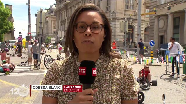 Tour de France: la journaliste Odessa Blanc évoque l'ambiance à Lausanne