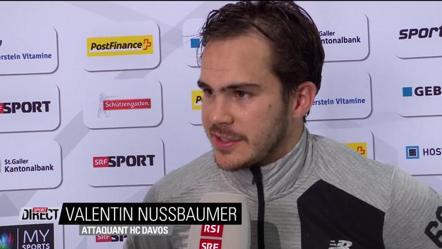 1-4, match 7, Rapperswil – Davos (1-3) : l'interview de Nussbaumer après la qualification