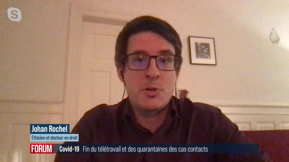 À quel rythme supprimer les mesures anti-pandémie? Interview de Johan Rochel (vidéo)