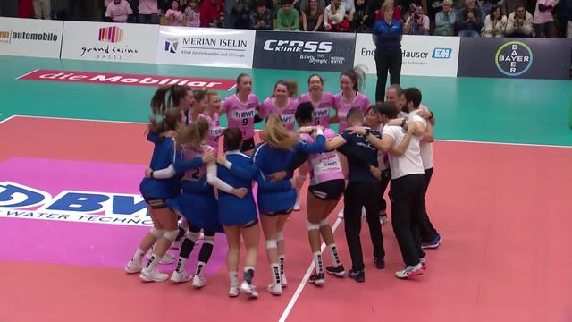 Volleyball, 1-2 finales dames, match 1: Aesch Pfeffingen remporte le premier match face à Kanti Schaffhouse (3-1)