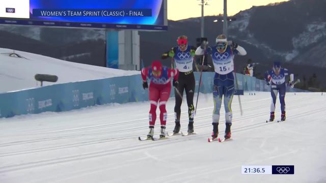 Ski de fond, sprint par équipes, dames: les Allemandes en or, la Suisses 7e
