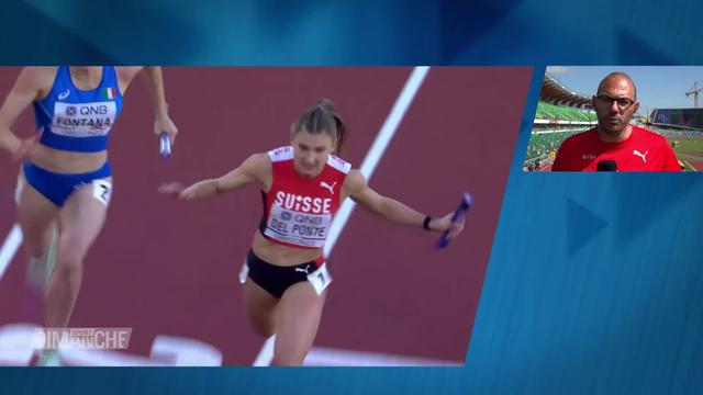 Athlétisme, Eugene (USA), 4x100m dames:  déception pour la suisse en finale