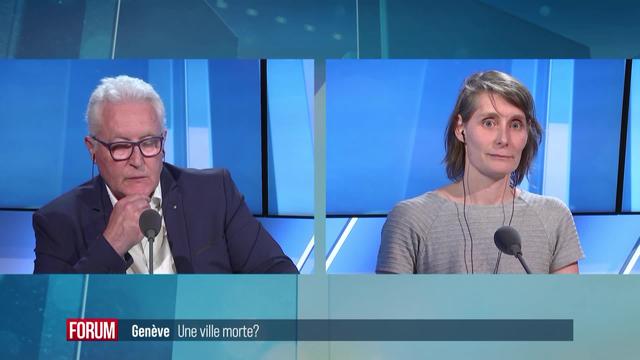 Genève: ville morte? Débat entre Delphine Wuest et Luc Barthassat