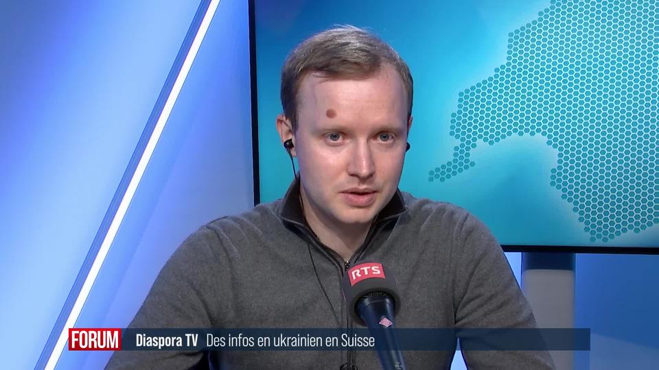 Diaspora TV diffuse un journal en ukrainien pour les personnes réfugiées en Suisse: interview de Igor Reshetnyak (vidéo)