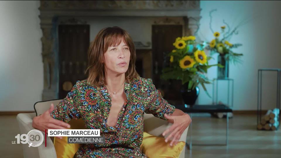 L'actrice française Sophie Marceau au Festival de Locarno pour la sortie du film "Une femme de notre temps"