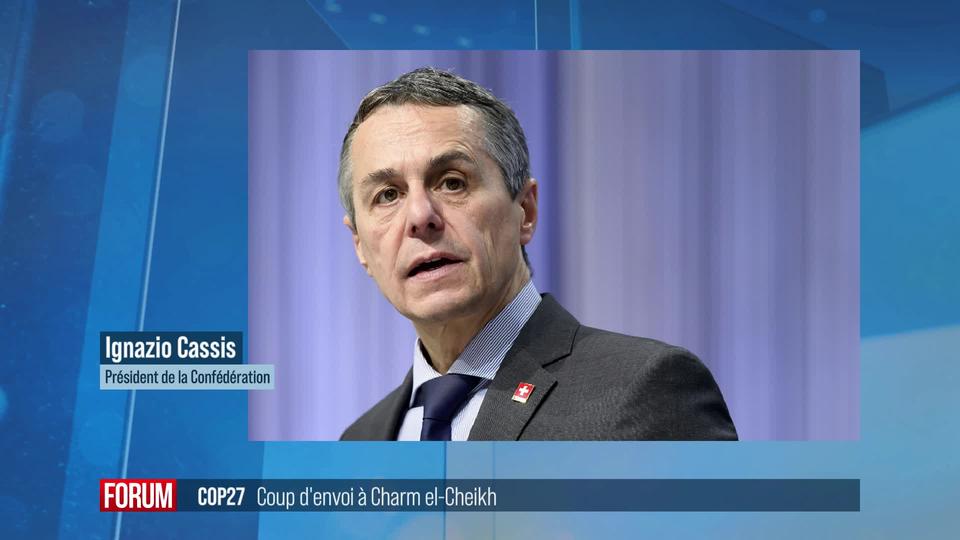 Ignazio Cassis s’exprime sur la situation de la Suisse quant à la réduction de ses émissions carbones