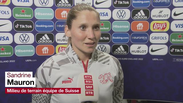 UEFA Euro dames: "C'est un résultat décevant" (Sandrine Mauron)