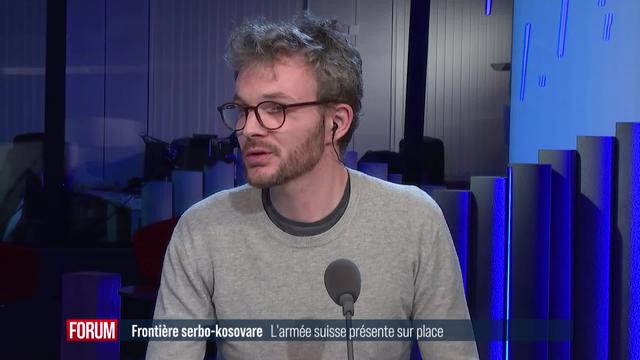 L’armée suisse est présente à la frontière serbo-kosovare dans l'opération de maintien de la paix de l'OTAN