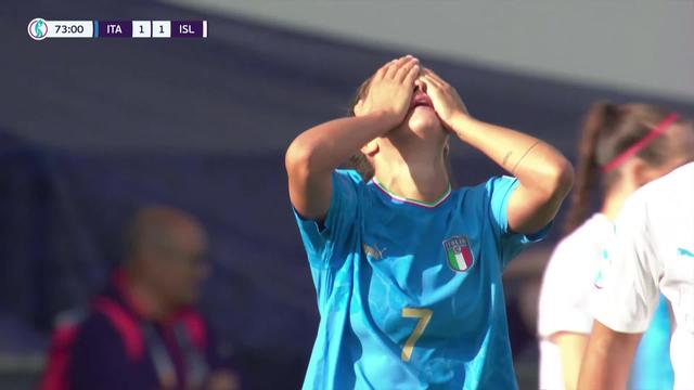 Groupe D, Italie – Islande (1-1) : les Azzurre tenues en échec à Manchester