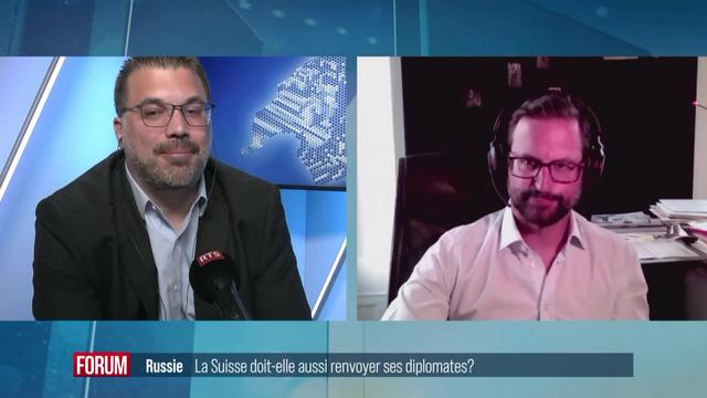 La Suisse doit-elle aussi renvoyer ses diplomates russes? Débat entre Vincent Maitre et Jérôme Desmeules