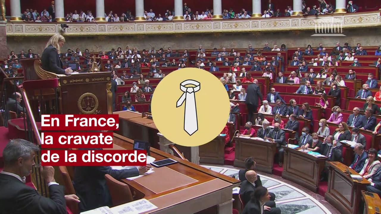 A l'Assemblée nationale française, le port de la cravate divise les députés