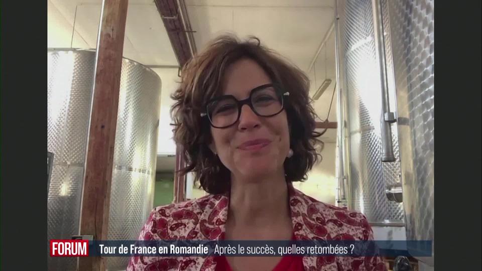 Tour de France en Romandie: quelles retombées? Interview de Christelle Luisier