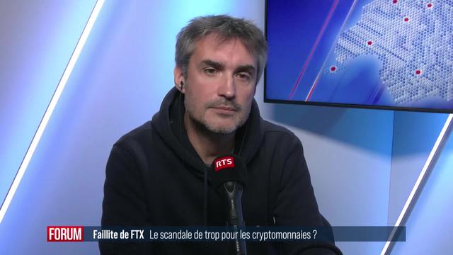 Faillite de la plateforme FTX, les cryptomonnaies sont vouées à disparaître? Interview d'Alexis Roussel