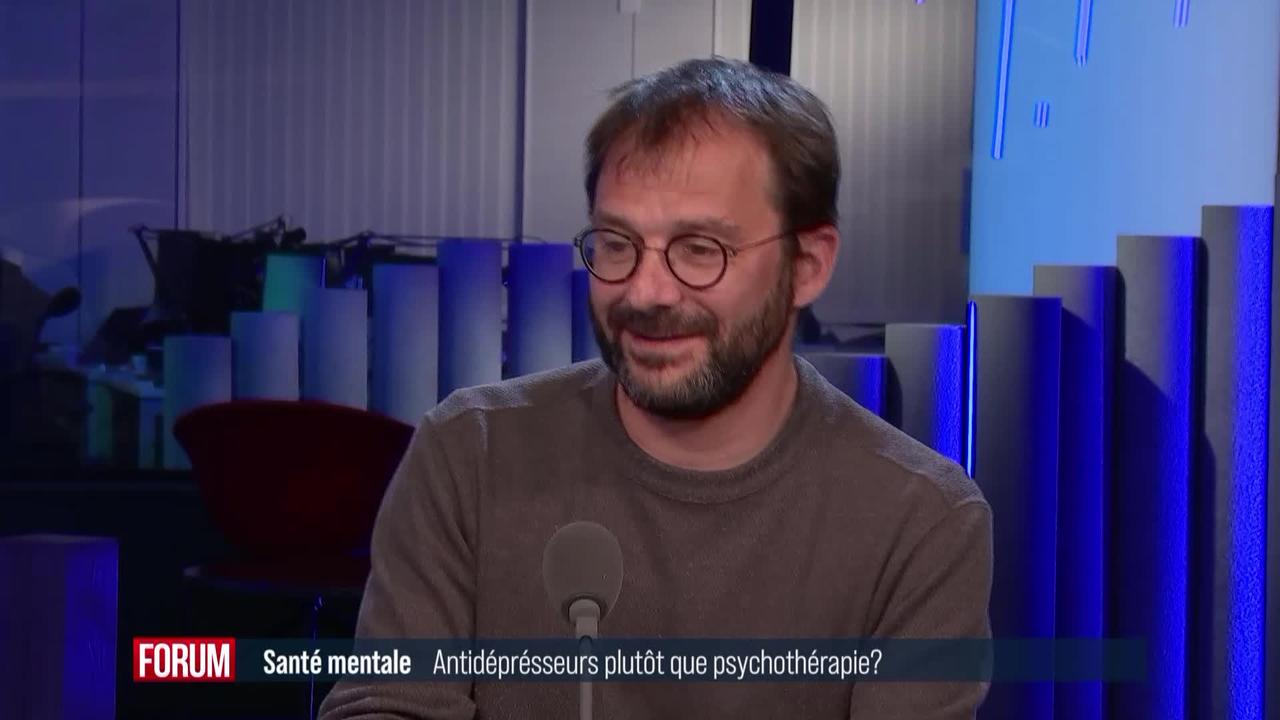 Plutôt des antidépresseurs que de la psychothérapie lors d'épisodes dépressifs: interview de Michaël Saraga