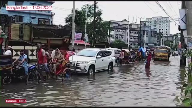 Les pluies de mousson au Bangladesh font au moins 25 morts