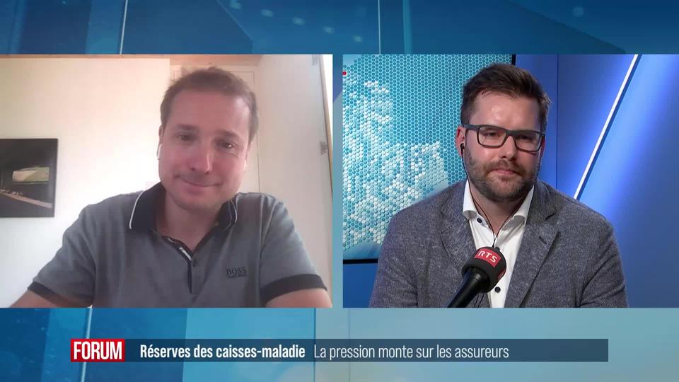 Réserves des caisses maladies, la pression monte sur les assureurs: débat entre Adrien Kay et Philippe Nantermod