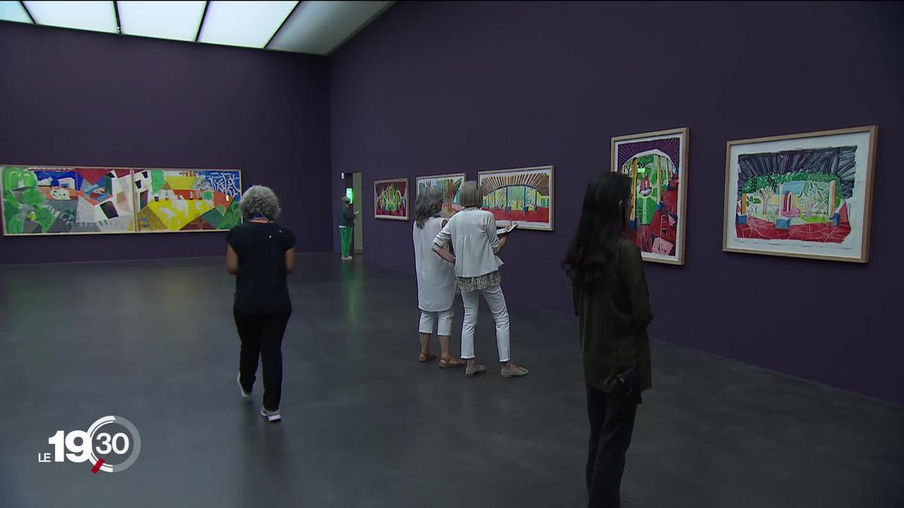 L'univers coloré du peintre britannique David Hockney est à découvrir au Kunstmuseum de Lucerne