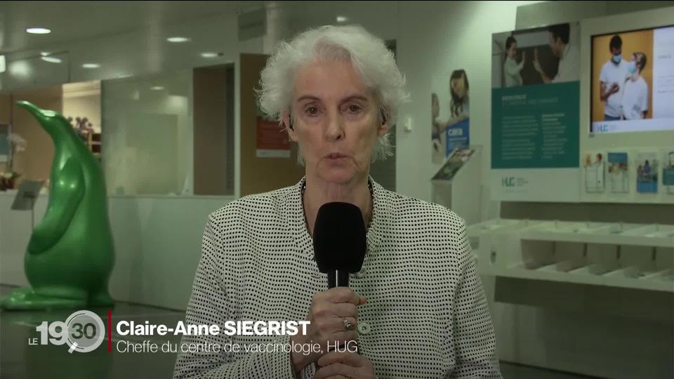 Claire-Anne Siegrist, cheffe de la vaccinologie aux HUG, explique l’importance de se faire vacciner