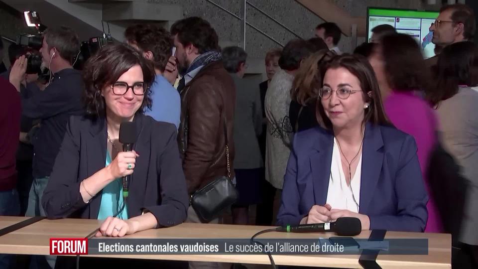 Premier tour des élections cantonales vaudoises: débat entre Christelle Luisier Brodard et Cesla Amarelle (vidéo)