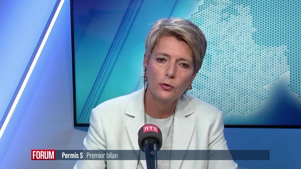 Karine Keller-Sutter dresse le premier bilan du Permis S en faveur des Ukrainiens (vidéo)