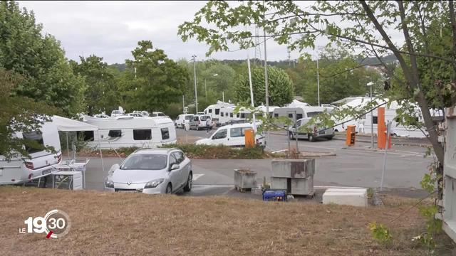 Des gens du voyage en nombre à Bussigny rendent la cohabitation difficile