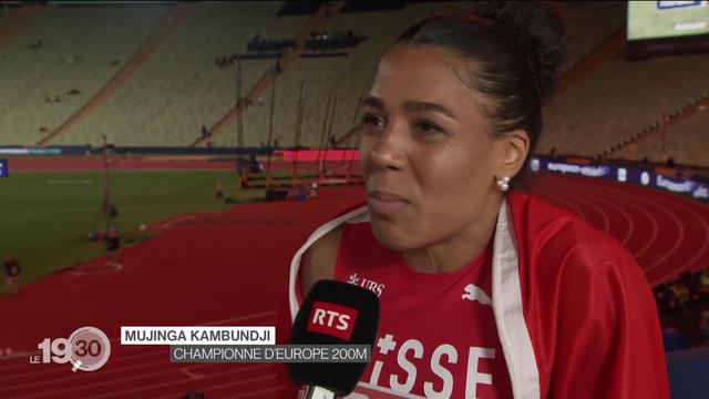 Plus performante que jamais, Mujinga Kambundji remporte l'or aux 200 mètres des Championnats d'Europe de Munich