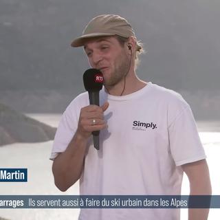 A la découverte du ski urbain sur barrage: interview de Laurent de Martin (vidéo)