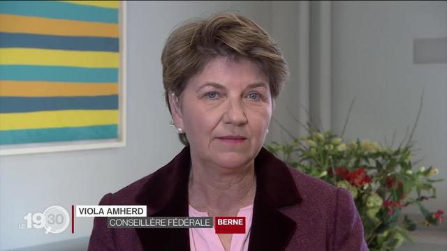 Viola Amherd et F-35: "C'est dans ces situations qu'on voit à quel point il est important d'avoir les moyens de se défendre"