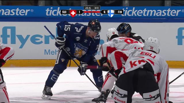 Euro Hockey Tour, Suisse - Finlande (1-4): la Suisse s'incline face aux Finlandais