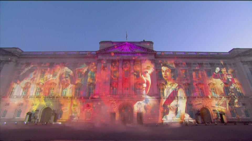 Lancement du "Beacon Lighting" pour le jubilé de platine d'Elizabeth II