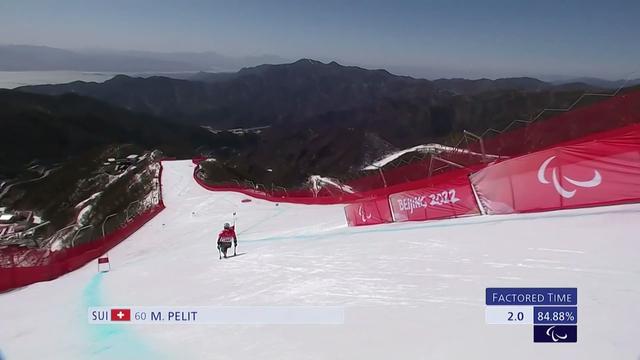 Paralympiques - Ski (assis): Murat Pelit 13e de la 1re manche du super-combiné