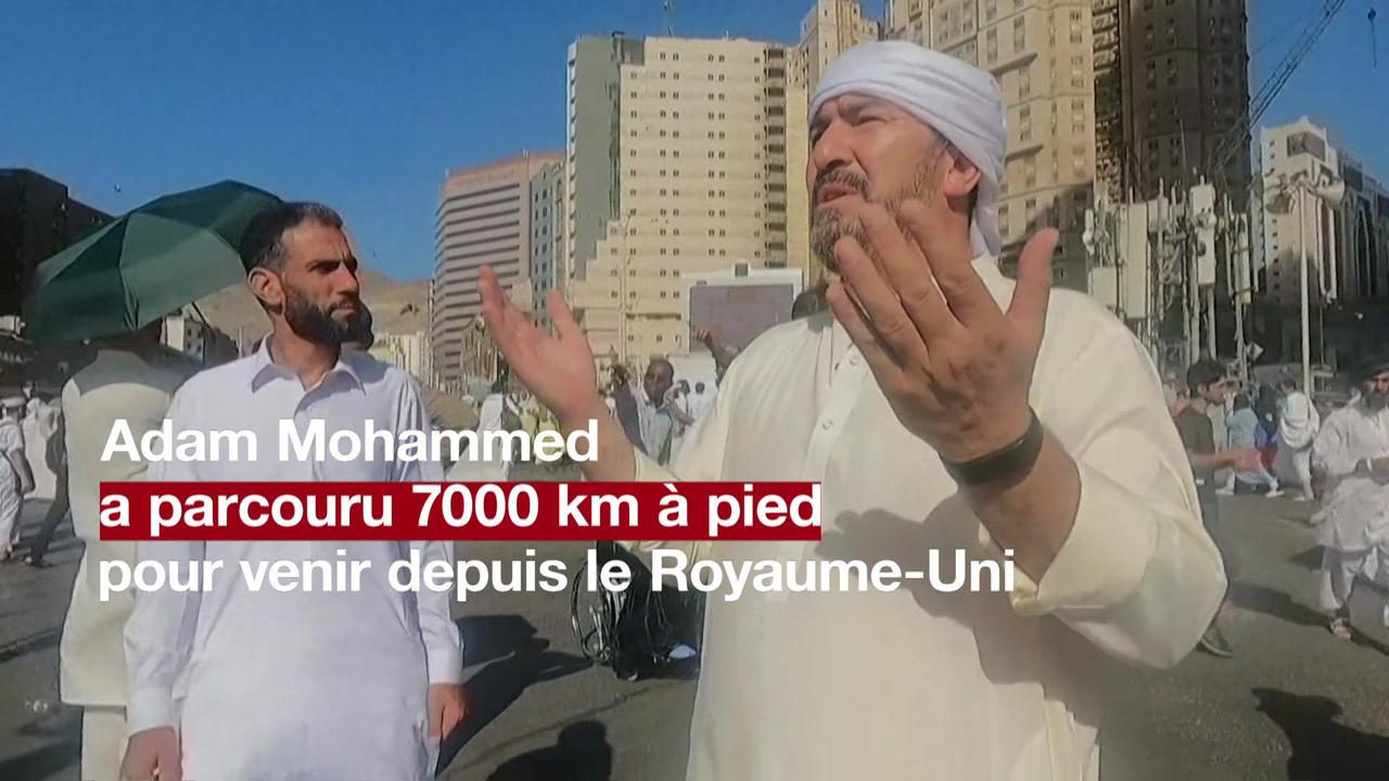 Un pèlerin marche onze mois pour se rendre à la Mecque