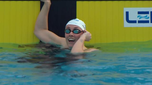 Rome (ITA), 100m nage libre, finale dames: Maria Ugolkova (SUI) termine 8e, l'or pour Steenbergen (NED)