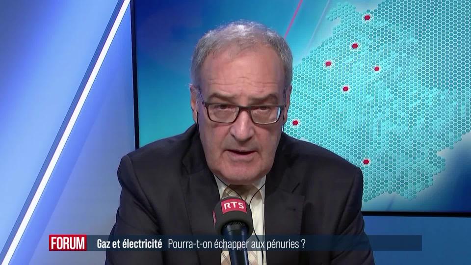 La Suisse court un risque de pénurie de gaz et d'électricité: interview de Guy Parmelin