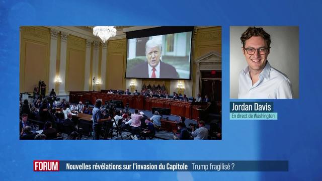 Nouvelles révélations sur l'invasion du Capitole: Trump fragilisé?