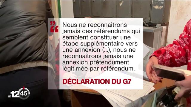 Washington promet de nouvelles sanctions contre Moscou en cas d'annexion du territoire ukrainien