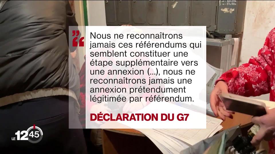 Washington promet de nouvelles sanctions contre Moscou en cas d'annexion du territoire ukrainien