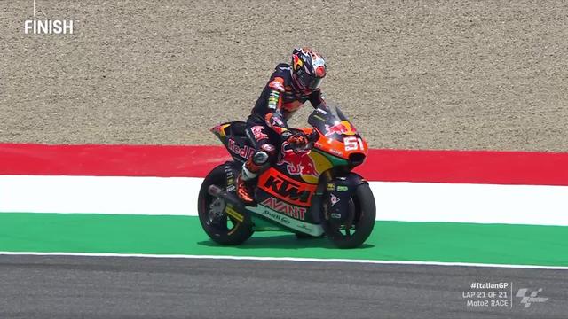 GP d'Italie, Moto2 (#8): victoire d'Acosta devant Roberts (USA) 2e Ogura (JPN) 3e