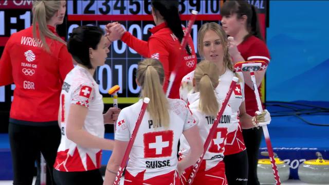 Curling, dames, GBR - SUI (5-6): sans briller, les Suissesses s'imposent au terme de la manche décisive