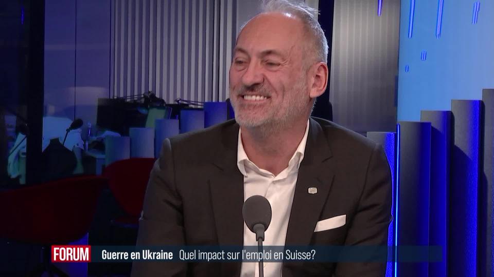 L’impact de la guerre en Ukraine sur l’emploi en Suisse: interview de Laurent Vacelet