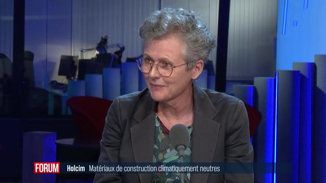 Karen Scrivener s’exprime sur le plan zéro carbone en 2050 annoncé par Holcim