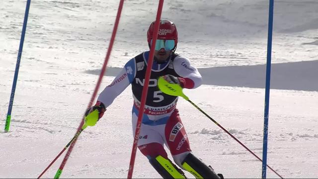 Garmisch (GER), slalom messieurs: Loïc Meillard (SUI)