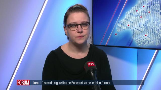L'usine de cigarettes de Boncourt (JU) va bel et bien fermer